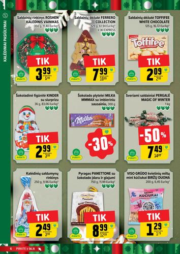 IKI akcijų leidinys Nr. 50 nuo gruodžio 8 d.