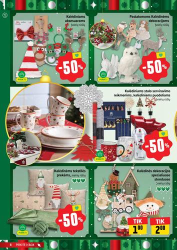 IKI akcijų leidinys Nr. 50 nuo gruodžio 8 d.