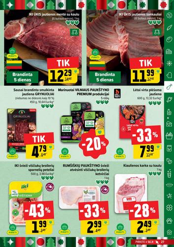 IKI akcijų leidinys Nr. 50 nuo gruodžio 8 d.