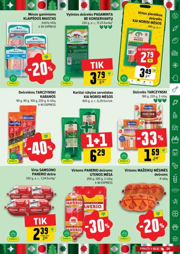 IKI akcijų leidinys Nr. 50 nuo gruodžio 8 d.