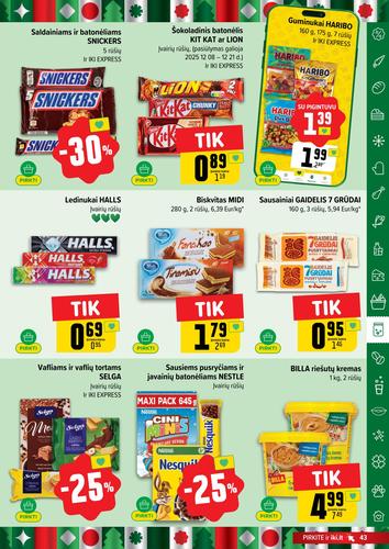 IKI akcijų leidinys Nr. 50 nuo gruodžio 8 d.