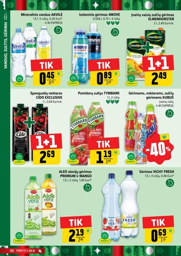 IKI akcijų leidinys Nr. 50 nuo gruodžio 8 d.