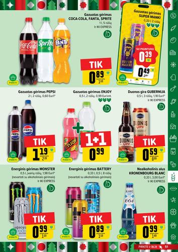 IKI akcijų leidinys Nr. 50 nuo gruodžio 8 d.