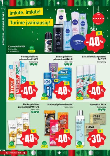 IKI akcijų leidinys Nr. 50 nuo gruodžio 8 d.