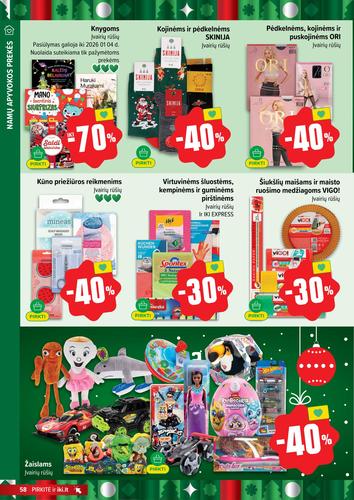 IKI akcijų leidinys Nr. 50 nuo gruodžio 8 d.