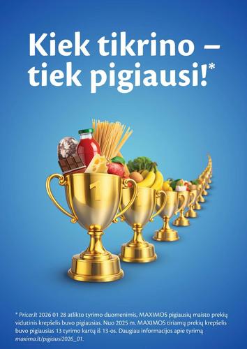 MAXIMA akcijų leidinys Nr. 9 nuo vasario 24 d.