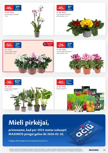 MAXIMA akcijų leidinys Nr. 9 nuo vasario 24 d.