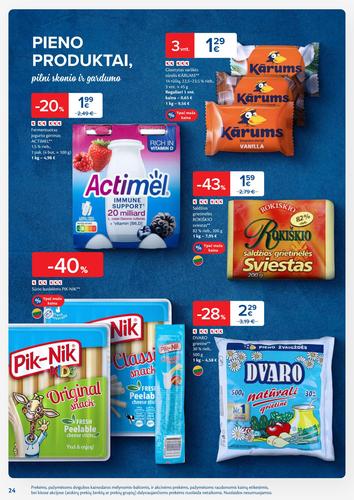 MAXIMA akcijų leidinys Nr. 9 nuo vasario 24 d.