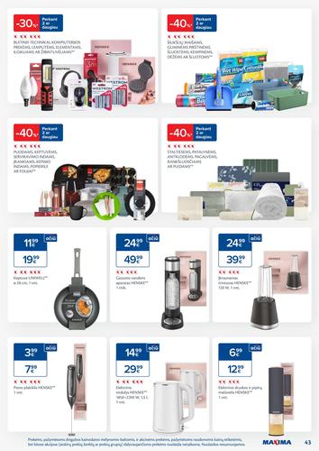 MAXIMA akcijų leidinys Nr. 9 nuo vasario 24 d.