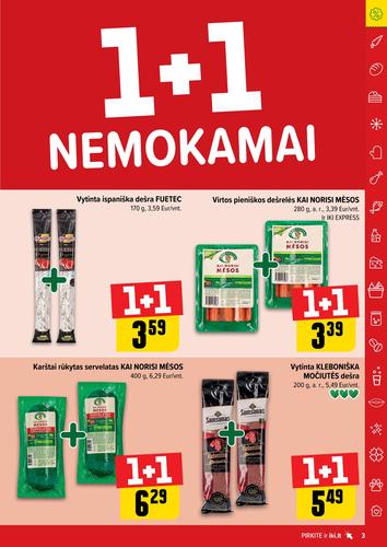 IKI akcijų leidinys "Daugiau yra pigiau Nr. 52" nuo gruodžio 22 d.