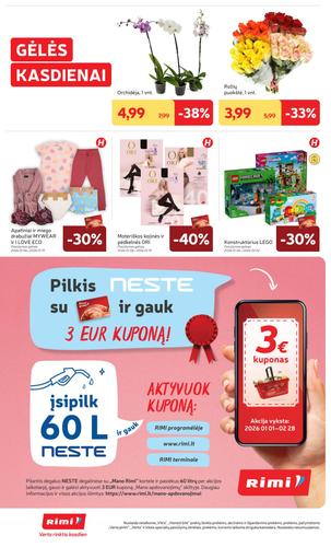 RIMI akcijų leidinys Nr. 3 nuo sausio 13 d.