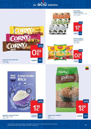 MAXIMA akcijų leidinys "AČIŪ akcijų  Nr. 11" nuo kovo 10 d.