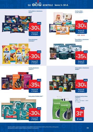 MAXIMA akcijų leidinys "AČIŪ akcijų  Nr. 11" nuo kovo 10 d.