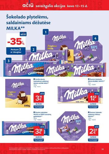 MAXIMA akcijų leidinys "AČIŪ akcijų  Nr. 11" nuo kovo 10 d.