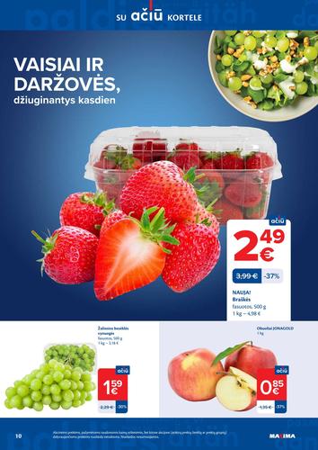 MAXIMA akcijų leidinys "AČIŪ akcijų  Nr. 14" nuo kovo 31 d.
