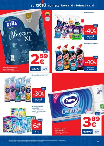 MAXIMA akcijų leidinys "AČIŪ akcijų  Nr. 14" nuo kovo 31 d.