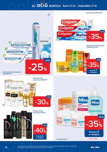 MAXIMA akcijų leidinys "AČIŪ akcijų  Nr. 14" nuo kovo 31 d.