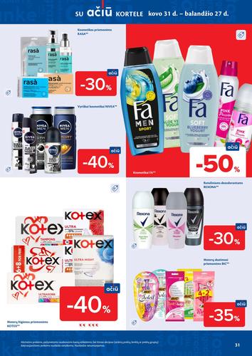 MAXIMA akcijų leidinys "AČIŪ akcijų  Nr. 14" nuo kovo 31 d.