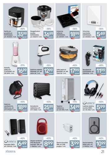 NORFA akcijų leidinys Nr. 22 nuo spalio 29 d.
