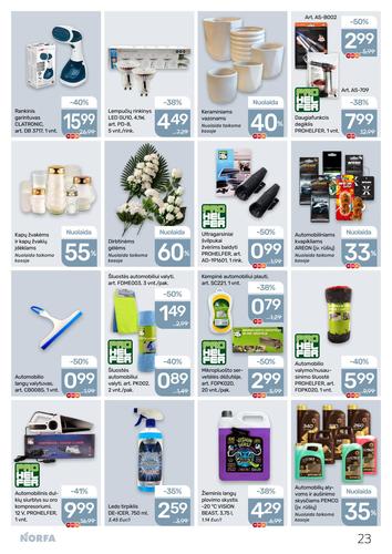 NORFA akcijų leidinys Nr. 22 nuo spalio 29 d.