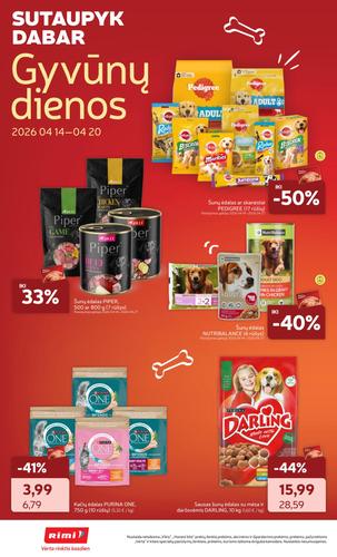 RIMI akcijų leidinys Nr. 16 nuo balandžio 14 d.