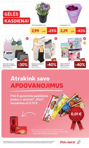 RIMI akcijų leidinys Nr. 16 nuo balandžio 14 d.