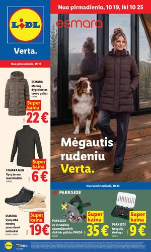 LIDL ne maisto prekių leidinys nuo spalio 19 d.