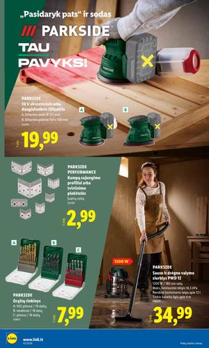 LIDL ne maisto prekių leidinys nuo spalio 19 d.