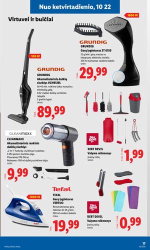 LIDL ne maisto prekių leidinys nuo spalio 19 d.
