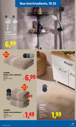 LIDL ne maisto prekių leidinys nuo spalio 19 d.