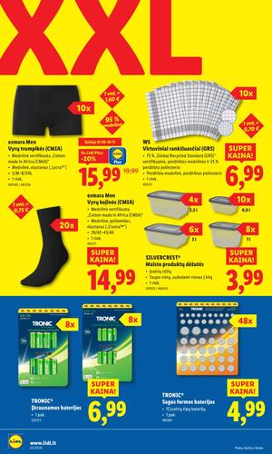 LIDL ne maisto prekių leidinys nuo sausio 5 d.