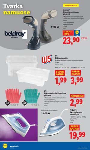 LIDL ne maisto prekių leidinys nuo sausio 5 d.