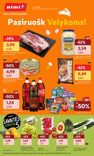 RIMI akcijų leidinys Nr. 14 nuo kovo 31 d.
