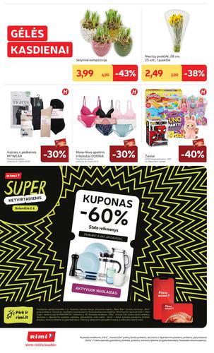 RIMI akcijų leidinys Nr. 14 nuo kovo 31 d.