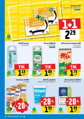 IKI akcijų leidinys Nr. 41 nuo spalio 5 d.