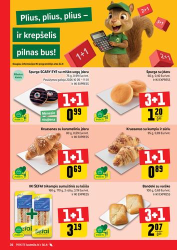 IKI akcijų leidinys Nr. 41 nuo spalio 5 d.