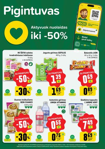 IKI akcijų leidinys Nr. 41 nuo spalio 5 d.