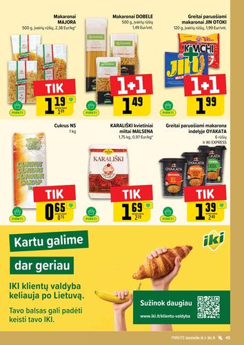 IKI akcijų leidinys Nr. 41 nuo spalio 5 d.