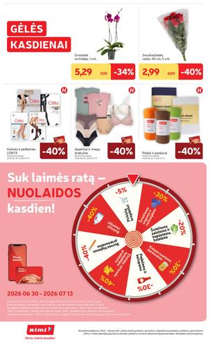 RIMI akcijų leidinys Nr. 27 nuo birželio 30 d.