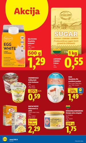 LIDL maisto akcijų leidinys nuo rugsėjo 14 d.