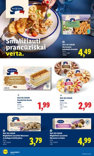LIDL maisto akcijų leidinys nuo rugsėjo 14 d.