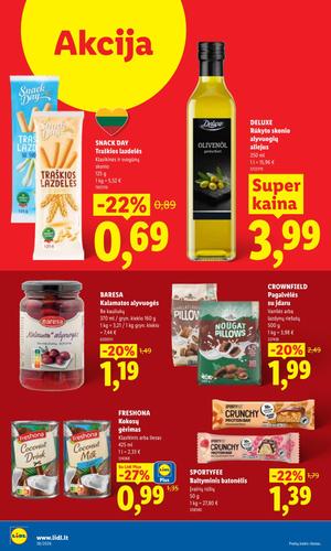 LIDL maisto akcijų leidinys nuo rugsėjo 14 d.
