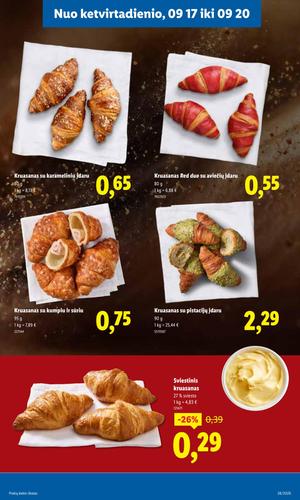 LIDL maisto akcijų leidinys nuo rugsėjo 14 d.