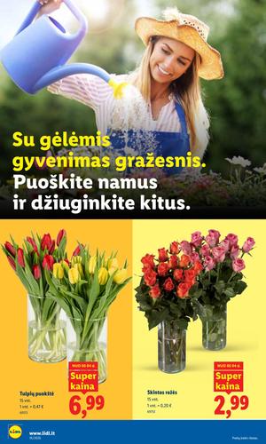LIDL maisto akcijų leidinys nuo gegužės 4 d.