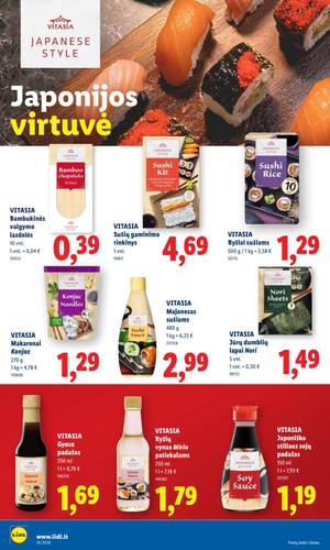 LIDL maisto akcijų leidinys nuo gegužės 4 d.