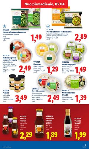 LIDL maisto akcijų leidinys nuo gegužės 4 d.