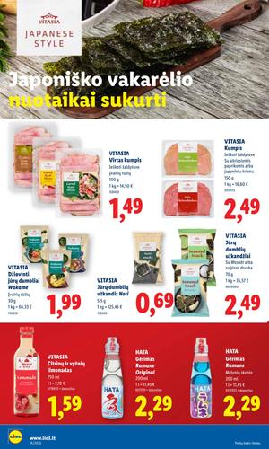 LIDL maisto akcijų leidinys nuo gegužės 4 d.