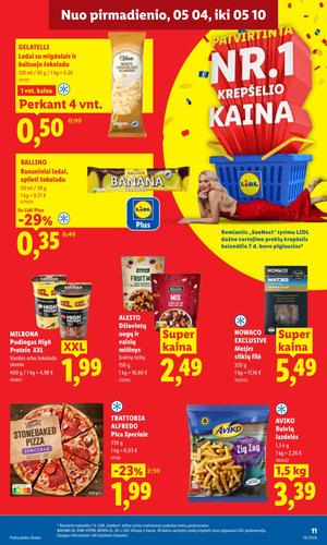 LIDL maisto akcijų leidinys nuo gegužės 4 d.
