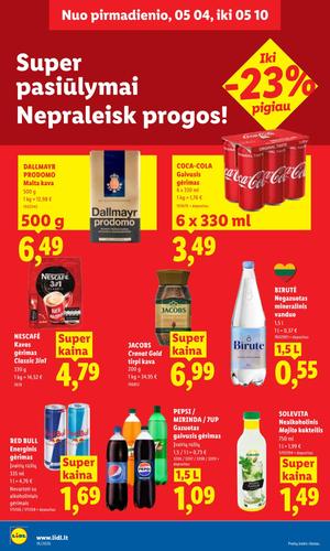 LIDL maisto akcijų leidinys nuo gegužės 4 d.