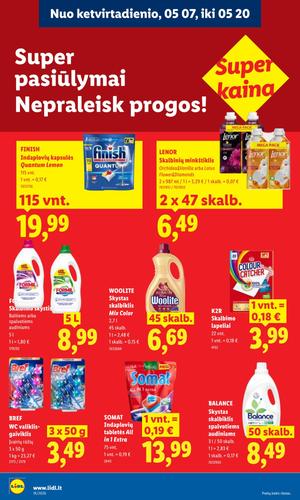 LIDL maisto akcijų leidinys nuo gegužės 4 d.